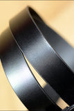 30 In HILASON Western Genuine Leather Belt Mens Classic Black with Silver Buckle