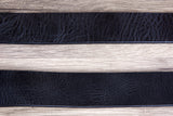 HILASON Western Genuine Leather Belt Mens Classic Black with Silver Buckle