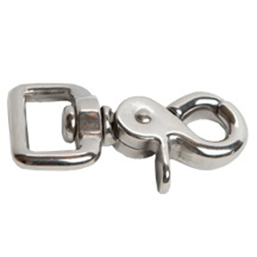 Metal swivel snap with square ring attachment - Uhorse