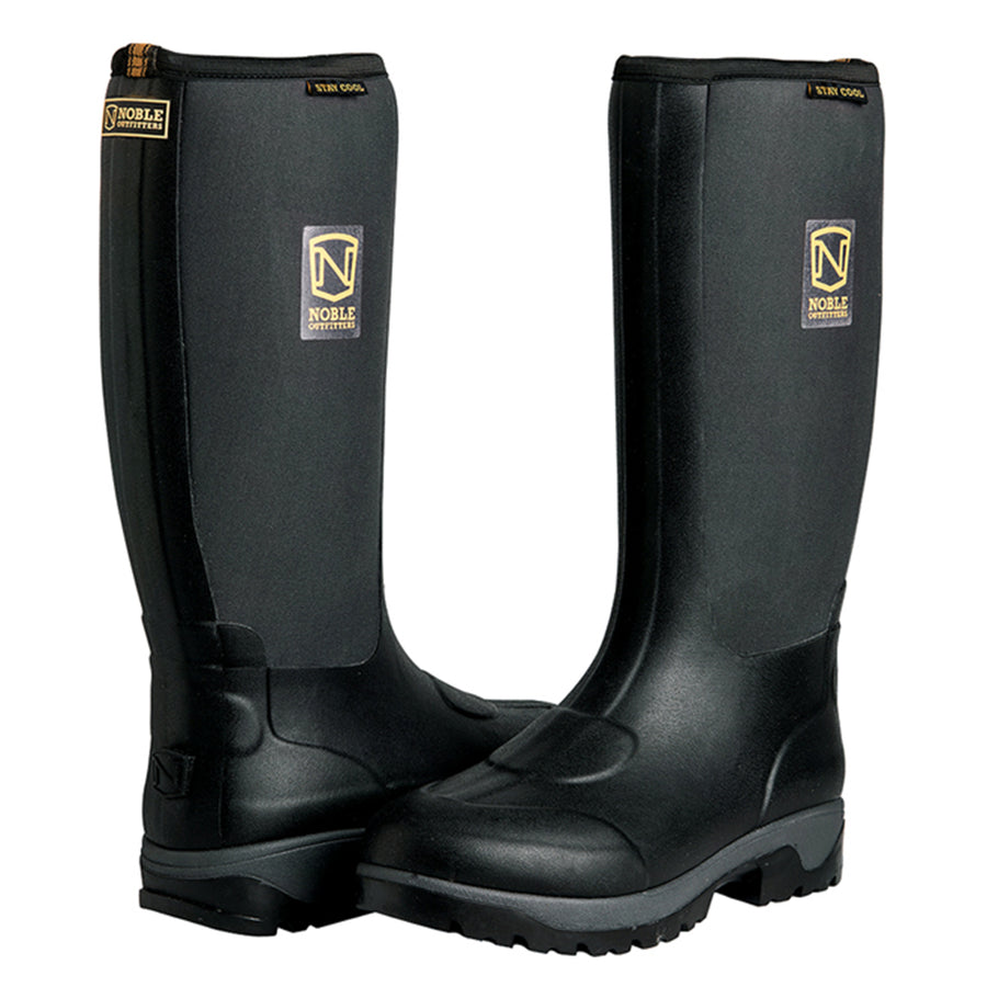 Noble Outfitters Muds Stay Cool Men's High Boot Neoprene Lined Black Size 13 - Uhorse