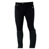 Men's Classic Cotton-Knit Breeches - Self-Patch Normal Waist Brass Hardware