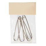 WL Heavy Duty 4" Nickel Plated Blanket Pins Secure Fasteners for Horse Blankets