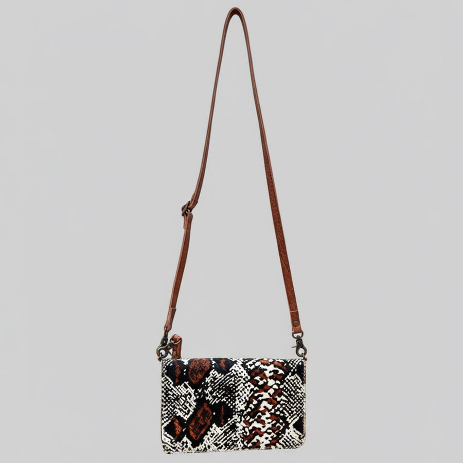 American Darling Women's Organizer Bag Hair On Genuine Leather Handbag and Ladies Purse - Hilason