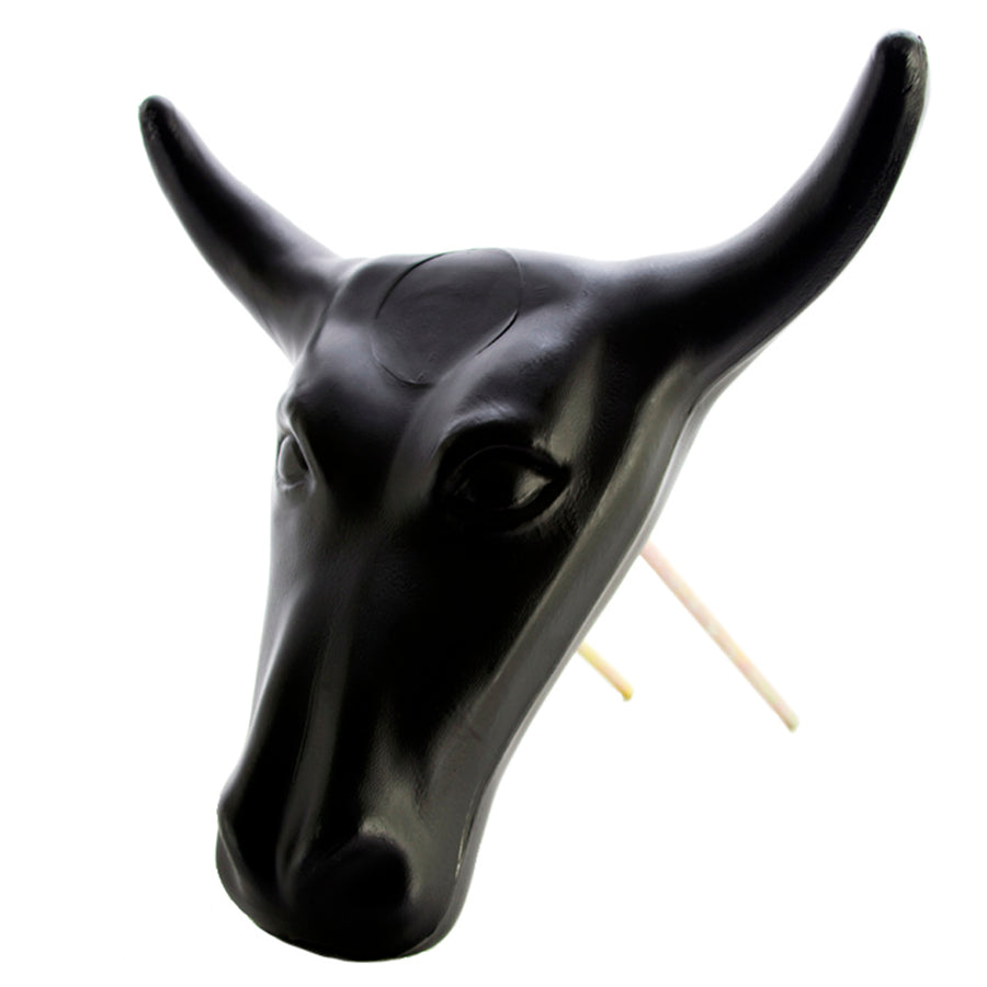 Black bull head mask with horns - Uhorse