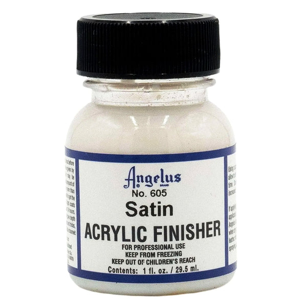 Angelus Leather Articles Shiny Glossy Acrylic Finisher 1 Oz Satin - Uhorse
