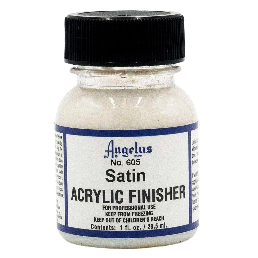 Angelus Leather Articles Shiny Glossy Acrylic Finisher 1 Oz Satin - Uhorse