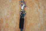 HILASON 30" Horse Bungee Trailer Tie with Nickel Plated Buffalo Snap Heavy Duty Elastic Horse Tie Lead Dark Green