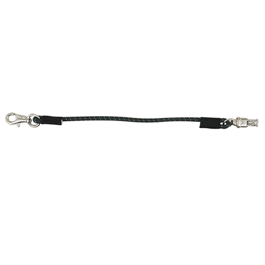 HILASON 30" Horse Bungee Trailer Tie with Nickel Plated Buffalo Snap Heavy Duty Elastic Horse Tie Lead Dark Green - Uhorse