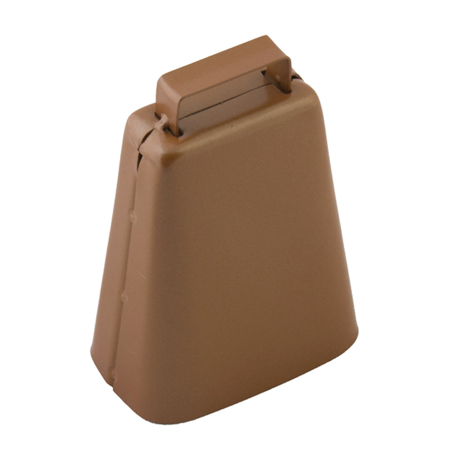Tan synthetic cowbell with handle - Uhorse