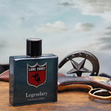 Lane Frost Legendary Cologne for Men – Original Western Woodsy Masculine Fragrance with Cedarwood & Musk