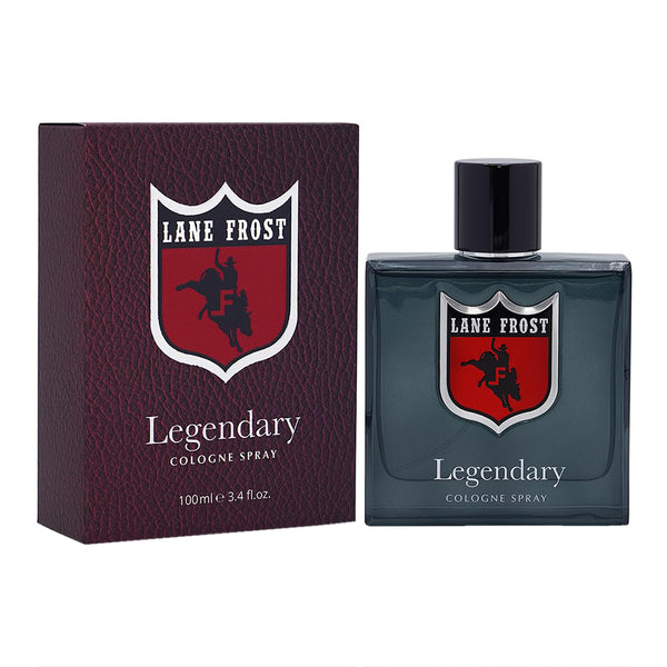 Lane Frost Legendary Cologne for Men - Original Western Woodsy Masculine Fragrance with Cedarwood and Musk - Uhorse