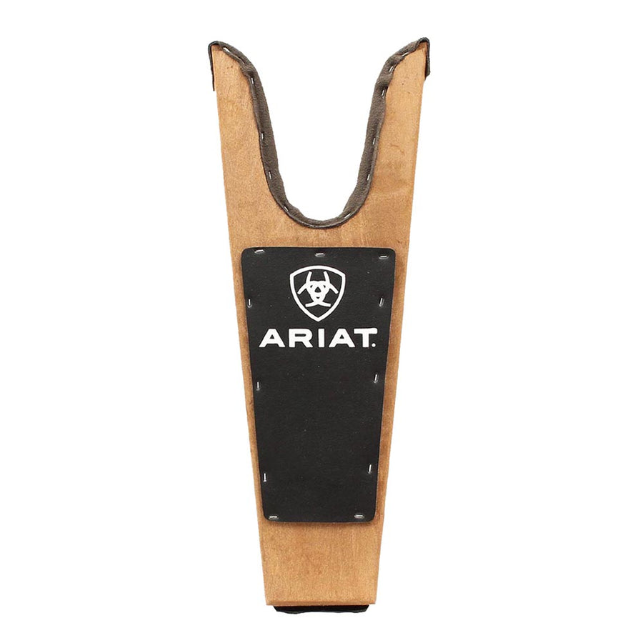 Small Stained Wood Boot Jack with Padded Edge - Uhorse