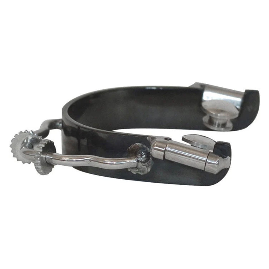 BS Bumper Spur with Rowel 3/4" Band - Western Horse Riding Steel Spur for Boots - Uhorse