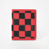 American Darling Genuine Cowhide Leather Wallet for Men – Black & White Patchwork Hair-On Bifold Wallet