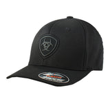 ARIAT Men's Westen Black Flat Cap