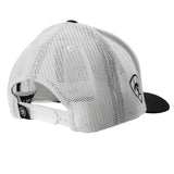 ARIAT Men's Mexican Flag Colors Embroidered Snapback Cap, Black with White Mesh Back, 6-Panel Mid Profile