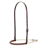 Martin Saddlery Double Rope Leather Cavesson - Professional Horse Training Tie Down