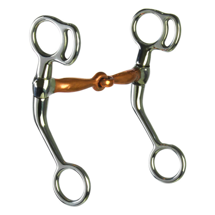 Bit with copper mouth and stainless steel rings - Uhorse