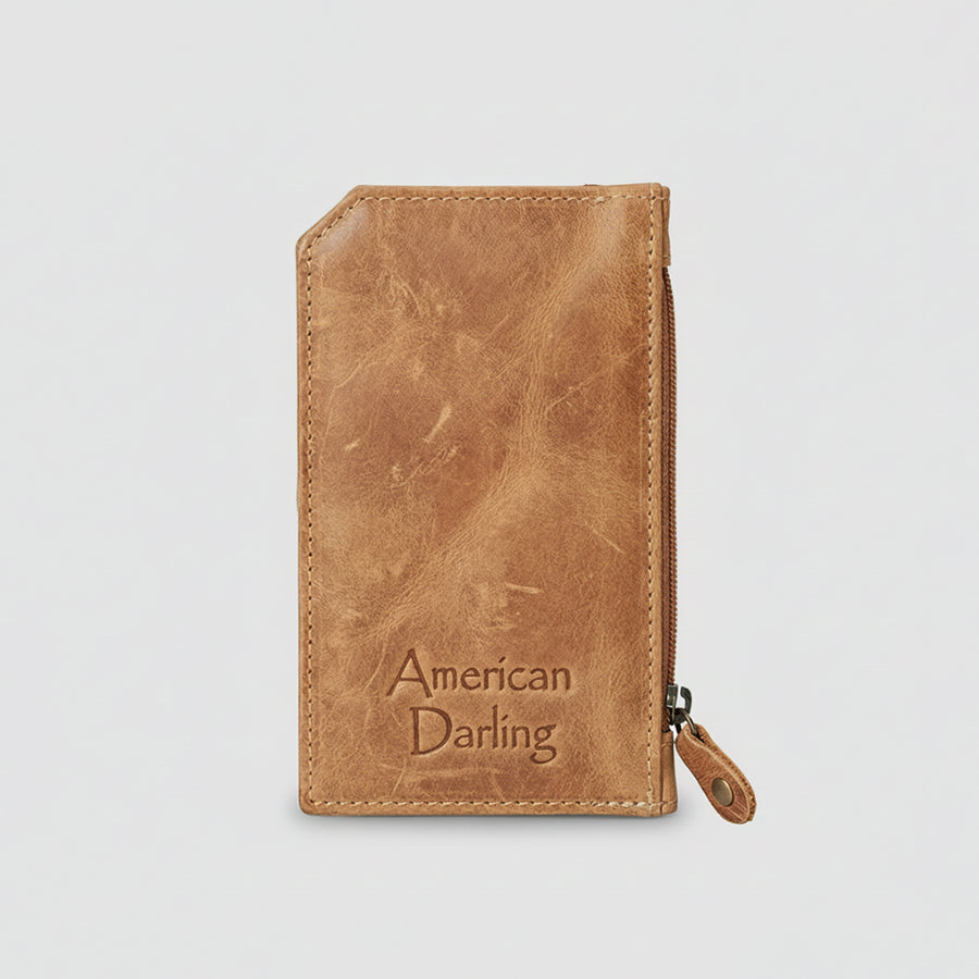 Sandy Rodeo Genuine Hair On Leather Card Holder | Houston Livestock Show and Rodeo