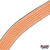 HILASON Western Horse Headstall Breast Collar Set Genuine American Leather Basket Weave Tan | For Horses