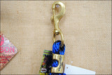 Blue Black Weaver Tack Horse Poly Lead Rope W/ Solid Brass 225 Snap