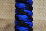 Blue Black Weaver Tack Horse Poly Lead Rope W/ Solid Brass 225 Snap