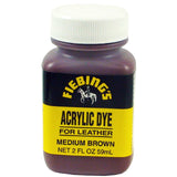Fiebing'S Acrylic Leather Dye Smooth Leather Quick Dry 4 Oz / 32 Oz  - All Color