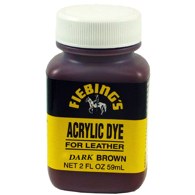 Dark brown acrylic leather dye - Uhorse