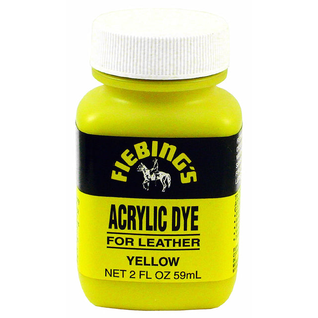 Yellow acrylic dye for leather - Uhorse