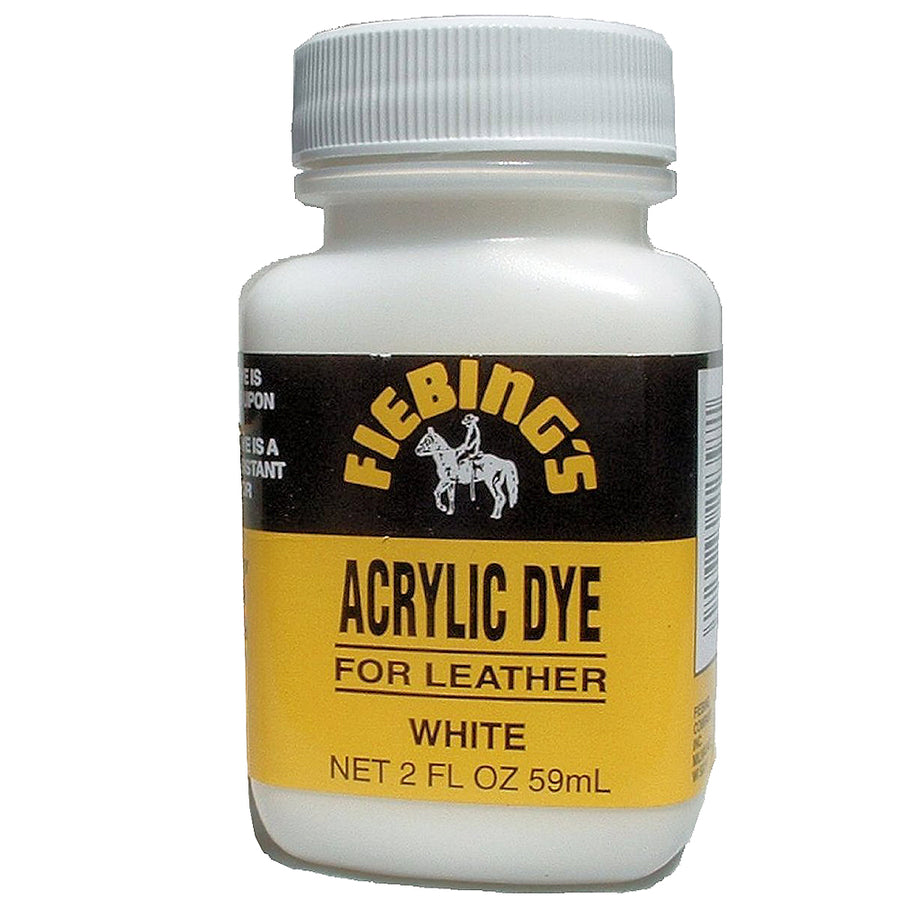 White acrylic dye for leather - Uhorse