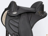 Horse English Treeless Saddle Hilason Endurance Trail Pleasure Leather