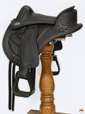 Horse English Treeless Saddle Hilason Endurance Trail Pleasure Leather