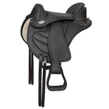 15 In Horse English Treeless Saddle Hilason Endurance Trail Leather - Uhorse