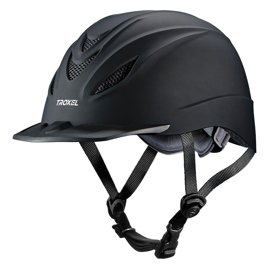 Small Troxel Intrepid Black Low Profile All Purpose Riding Helmet - Uhorse