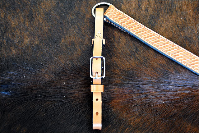 Circle Y Tack Horse Leather Straight Breast Collar Basketweave Ultra Lite