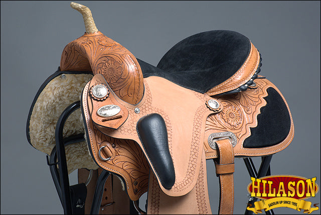 Western Horse Saddle American Leather Flex Trail Barrel Racing By Hilason