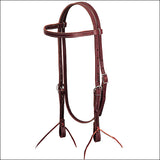 Weaver Leather Burgundy Latigo Leather Tack Horse Browband Headstall