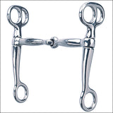 Weaver Leather Tom Thumb Snaffle Horse Bit With 5 In. Mouth Nickel Plated