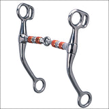 Weaver Leather Tom Thumb Snaffle Horse Bit 5 Inch Roller Mouth Stainless Steel