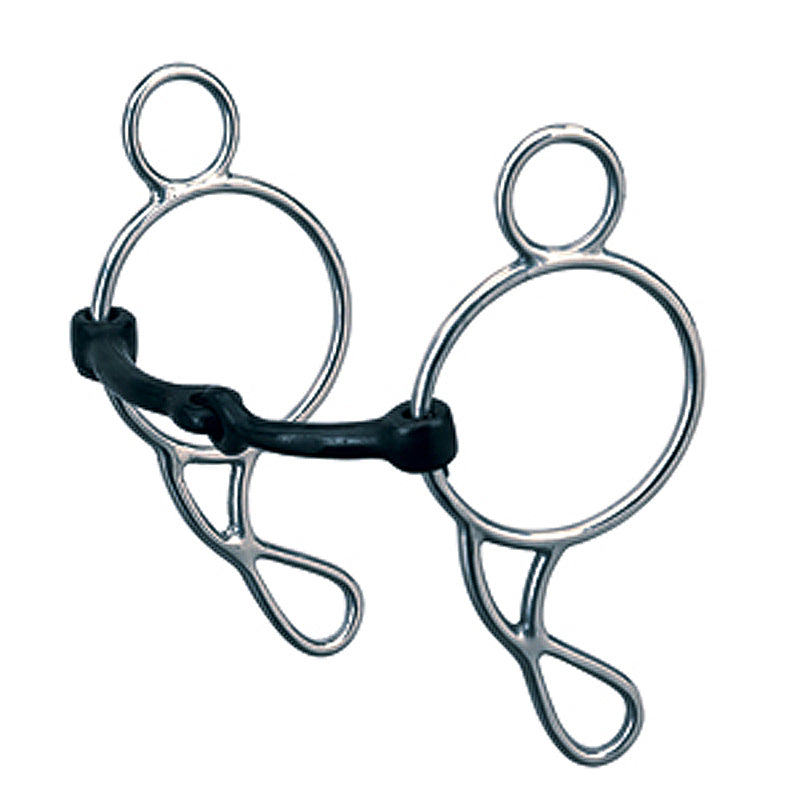 Weaver Leather Gag H. Bit 5 Inch Sweet Iron Snaffle Mouth by Hilason – Cowboy and equestrian accessories