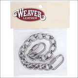 Wl-77-3138 Horse Ss Curb Chain 9.5 Inches With Quick Links By Weaver Leather