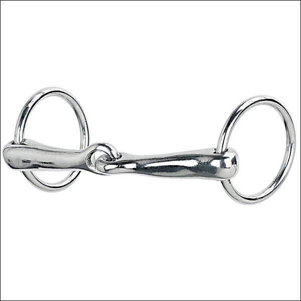 Weaver Leather Horse Pony Ring Snaffle Bit Nickle Plated