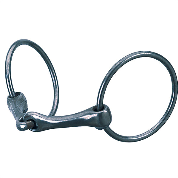 weaver leather all purpose ring snaffle horse bit 5inch mouth
