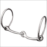Weaver Leather Horse Draft Bit 6 In. Snaffle Mouth Nickel Plated