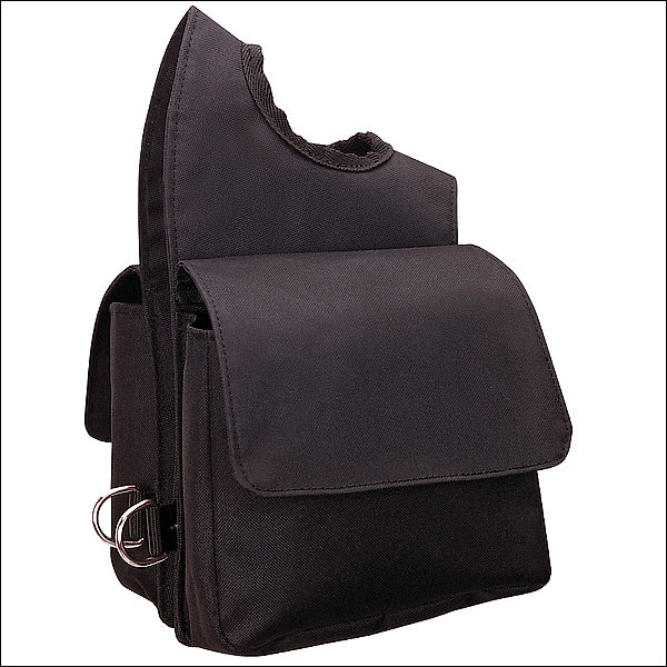 Brown Nylon Pommel H. Saddle Bag W. Tk. By Weaver Leather by Hilason – Cowboy and equestrian accessories