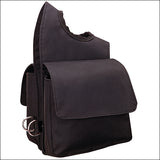 Brown Nylon Pommel Horse Saddle Bag Western Tack By Weaver Leather