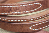 Weaver Russet Harness Leather Round Roper And Contest Horse Rein Tack Western