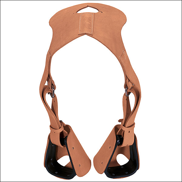 Weaver Leather Golden Brown Child W. H. Saddle Lil Dude Stirrups – by Hilason – Cowboy and equestrian accessories