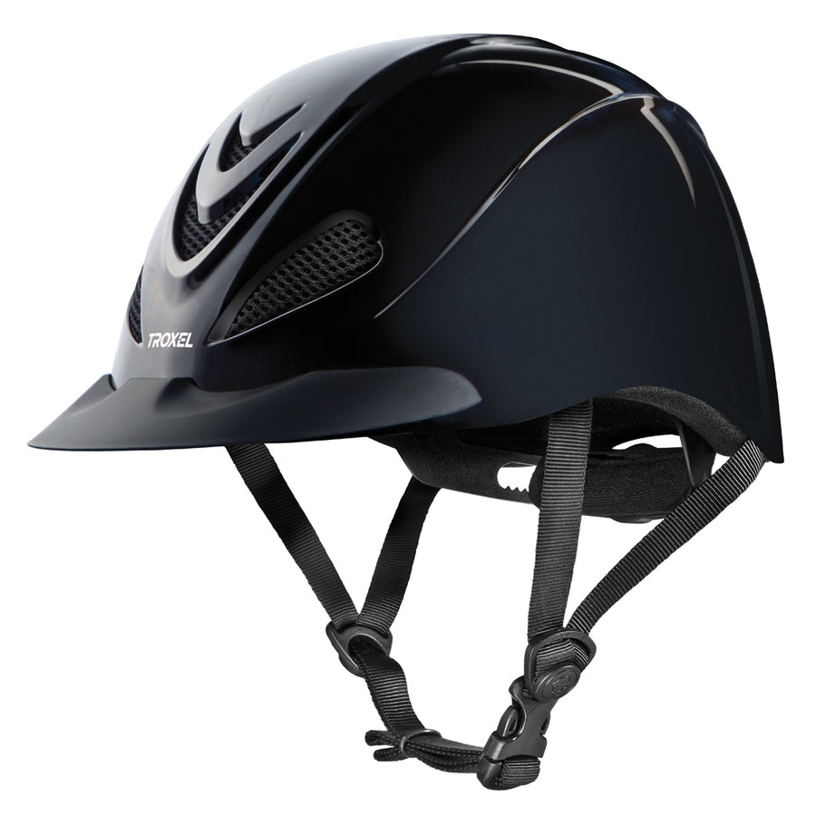 Troxel Low Profile Schooling All Purpose Riding Helmet Liberty Black - Uhorse