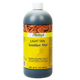 Fiebing's Leather Dye Light Tan 32 Ounce by Hilason – Cowboy and equestrian accessories